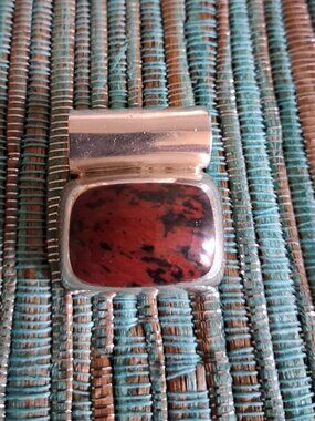 Vintage Mahogany Taxco Mexico .925 Sterling Silver Slide –  Hallmark TG-311